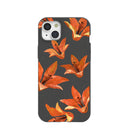 Black Tiger Lily iPhone 15 Plus Case