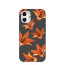 Black Tiger Lily iPhone 16 Plus Case