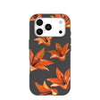 Black Tiger Lily iPhone 17 Pro Case