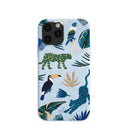 Powder Blue Tropical Rainforest iPhone 11 Pro Case