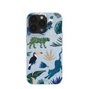 Powder Blue Tropical Rainforest iPhone 13 Pro Case