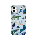 Powder Blue Tropical Rainforest iPhone 16 Plus Case