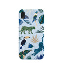 Powder Blue Tropical Rainforest iPhone XR Case