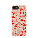 Seashell True North Red iPhone 6/6s/7/8/SE Case