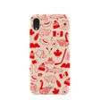 Seashell True North Red iPhone XR Case