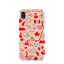 Seashell True North Red iPhone XR Case
