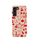 Seashell True North Red Samsung Galaxy S22 Case