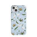 Powder Blue Two Peas in a Pod iPhone 14 Plus Case