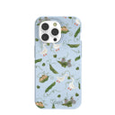 Powder Blue Two Peas in a Pod iPhone 14 Pro Case