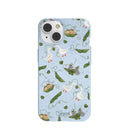 Powder Blue Two Peas in a Pod iPhone 14 Case