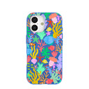 Electric Blue Underwater Blooms iPhone 17 Case