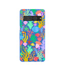 Electric Blue Underwater Blooms Google Pixel 7 Pro Case