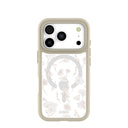 Clear Vanilla Flora iPhone 17 Pro Case With London Fog Ridge (MagSafe included)