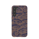 Chocolate Brown Vintage Catch Samsung Galaxy S23+(Plus) Case