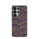 Chocolate Brown Vintage Catch Samsung Galaxy S26 Ultra Case
