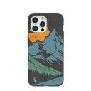 Black Vintage Peaks iPhone 15 Pro Max Case