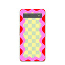 Seashell Warp Grid Google Pixel 6a Case