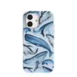 Powder Blue Whales iPhone 17 Case
