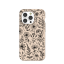 Seashell Wild Flower iPhone 14 Pro Case