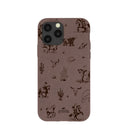 Chocolate Brown Wild Frontier iPhone 11 Pro Case
