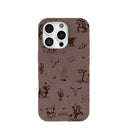 Chocolate Brown Wild Frontier iPhone 16 Pro Case