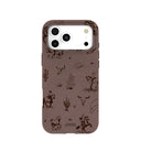 Chocolate Brown Wild Frontier iPhone 17 Pro Max Case