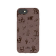 Chocolate Brown Wild Frontier iPhone 6/6s/7/8/SE Case