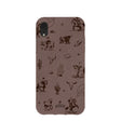 Chocolate Brown Wild Frontier iPhone XR Case