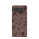 Chocolate Brown Wild Frontier Google Pixel 6 Case