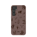 Chocolate Brown Wild Frontier Samsung Galaxy S24+(Plus) Case