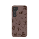 Chocolate Brown Wild Frontier Samsung Galaxy S24 Case