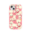 Bubblegum Pink Wool You Be Mine iPhone 15 Case