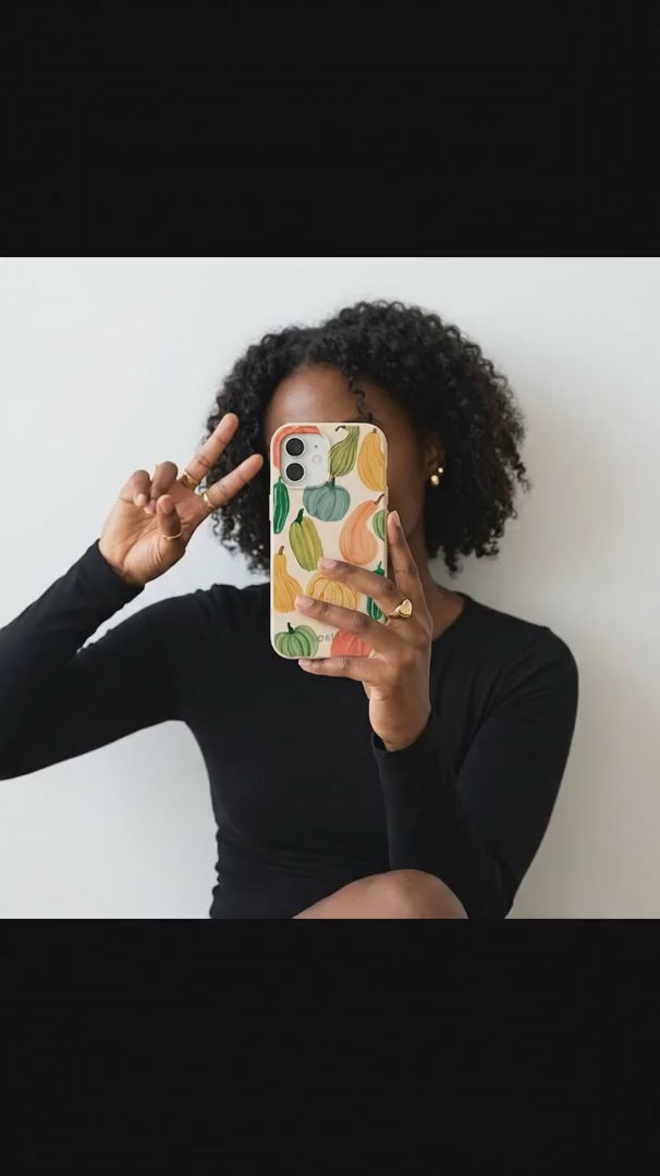 Seashell Autumn Garden iPhone 17 Pro Case - Product video demonstration