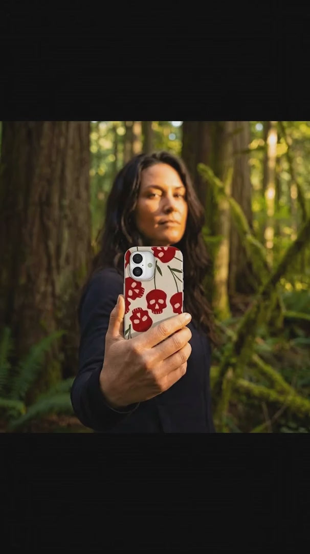 Seashell Scary Cherry iPhone 15 Pro Case - Product video demonstration