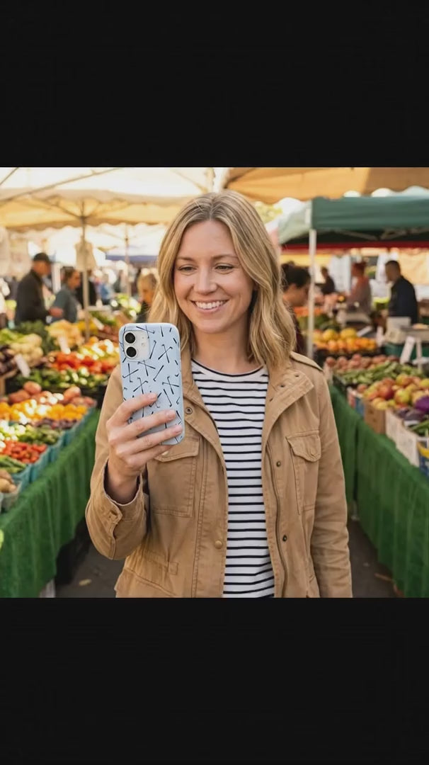 Powder Blue Golf Clubs iPhone 16 Pro Case - Product video demonstration