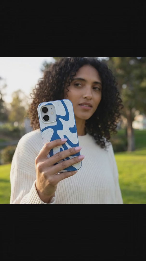 Electric Blue Blue Crush iPhone 16 Pro Max Case - Product video demonstration