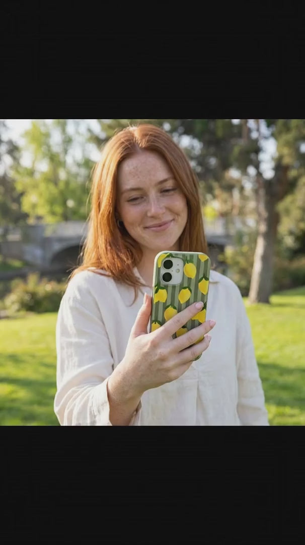 Forest Floor Zesty Lines iPhone 16 Pro Case - Product video demonstration