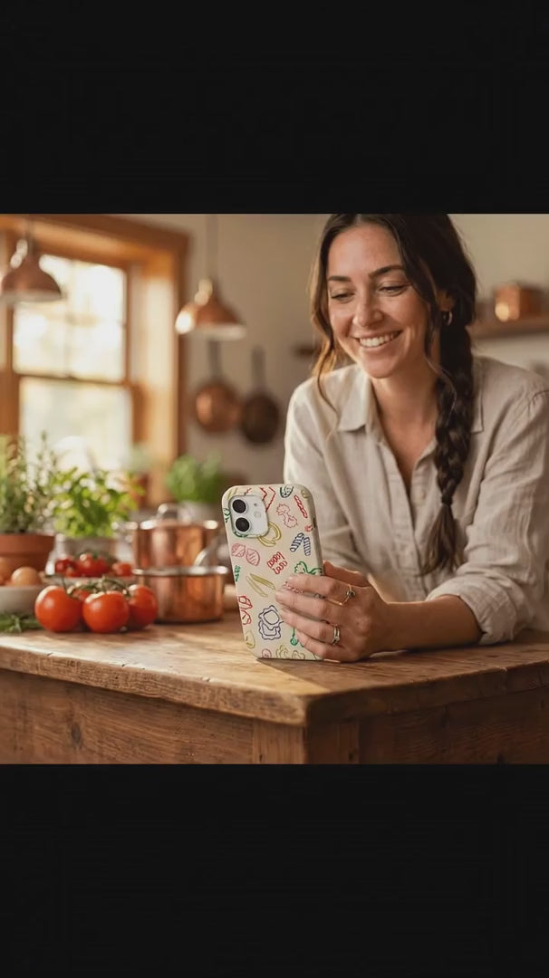 Seashell Carbs iPhone 16 Case - Product video demonstration