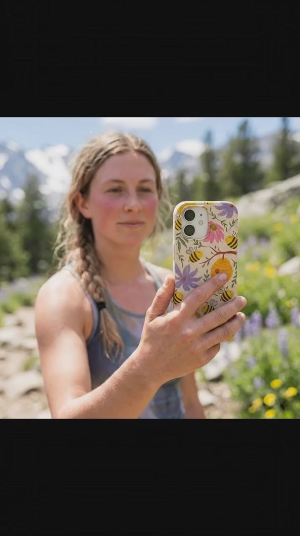 Seashell Bee Life iPhone 16 Pro Case - Product video demonstration