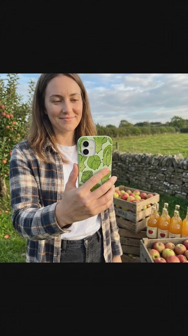 Sage Green Silly Cabbage iPhone XR Case