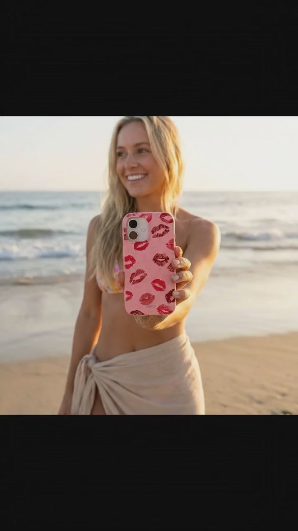 Bubblegum Pink XOXO iPhone 16 Pro Case - Product video demonstration