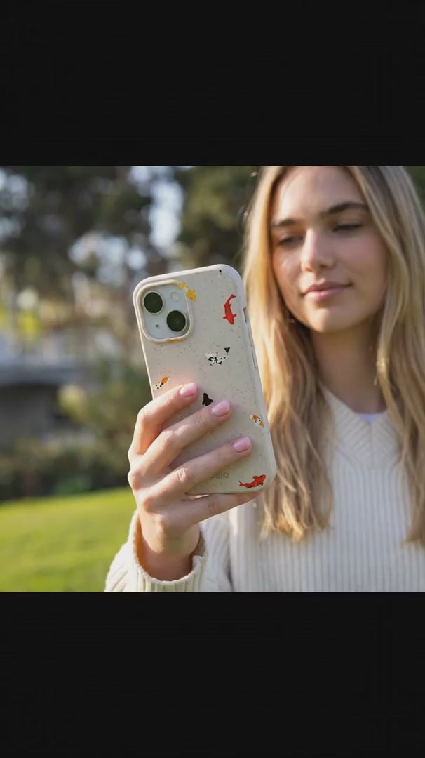 Seashell Lil Koi iPhone 17 Pro Case - Product video demonstration