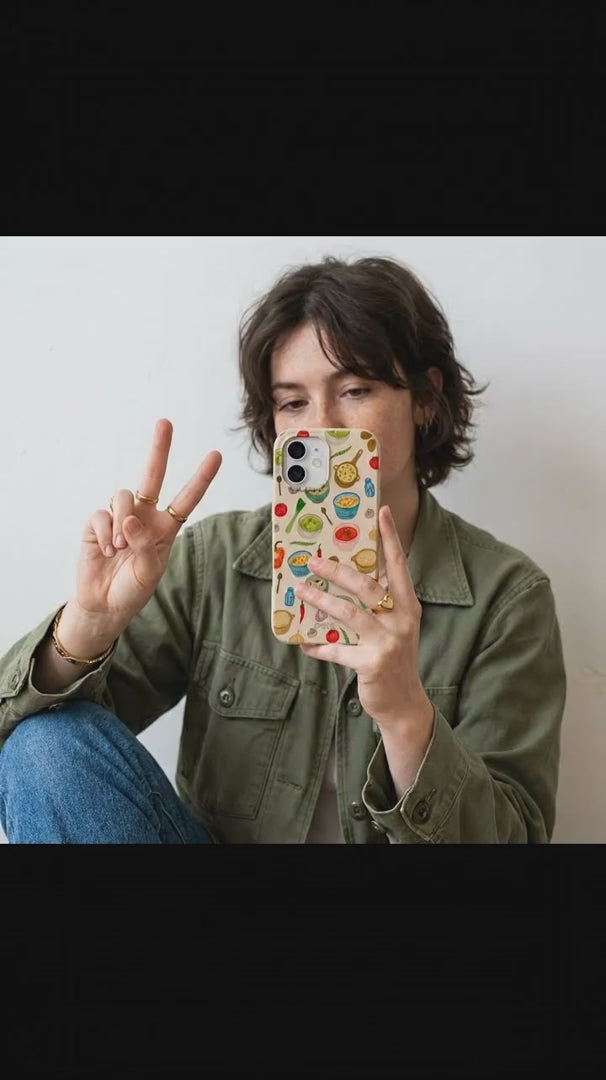 Seashell Cozy Bowls iPhone 16 Pro Max Case - Product video demonstration