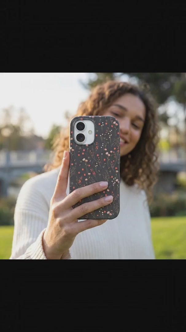 Black Night Garden iPhone 16 Case - Product video demonstration