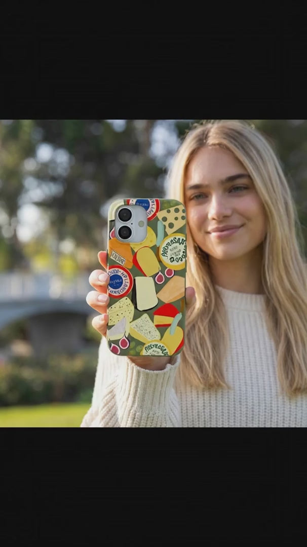 Forest Floor Cheese Spread iPhone 17 Pro Case - Product video demonstration