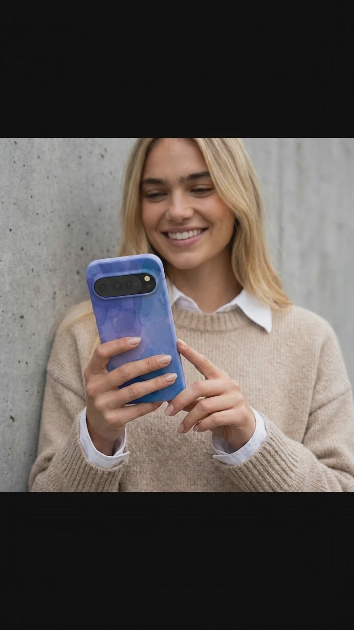 Lavender Blue Reflections Google Pixel 10 Pro XL Case - Product video demonstration