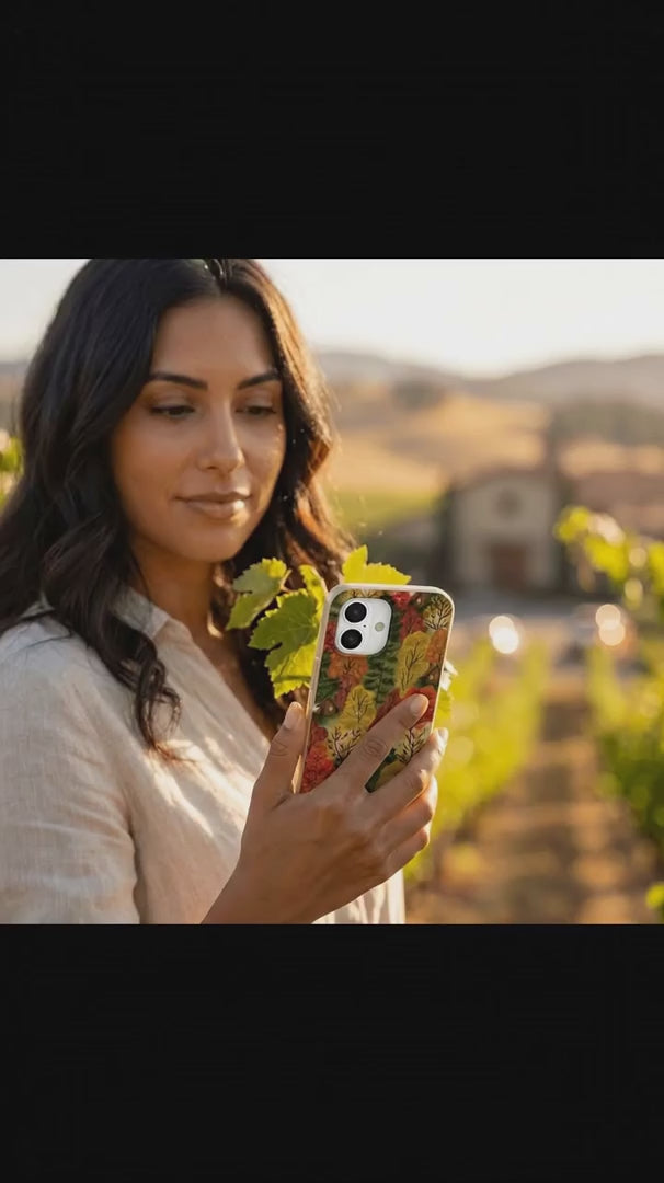 Seashell Cabins in the Woods iPhone 17 Pro Case - Product video demonstration