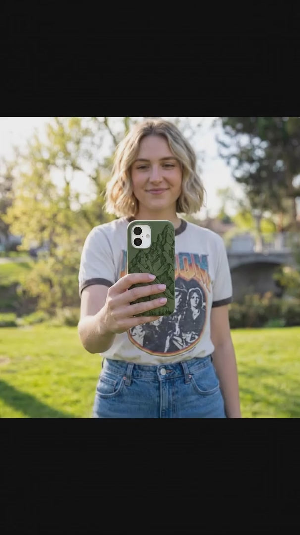 Forest Floor Quiet Climb iPhone 17 Pro Case - Product video demonstration