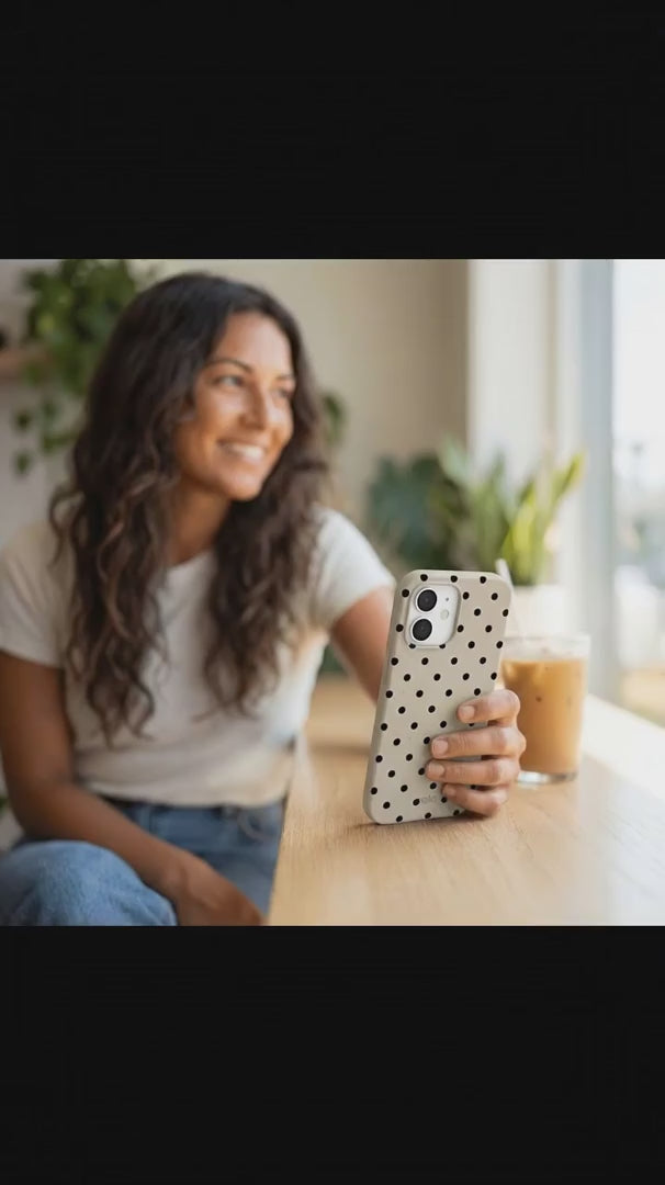 London Fog Latte Pop iPhone 15 Case - Product video demonstration