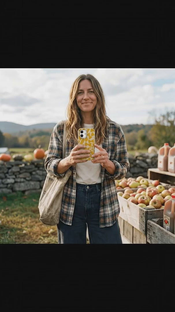 Seashell Noodle Fiesta iPhone 15 Case - Product video demonstration